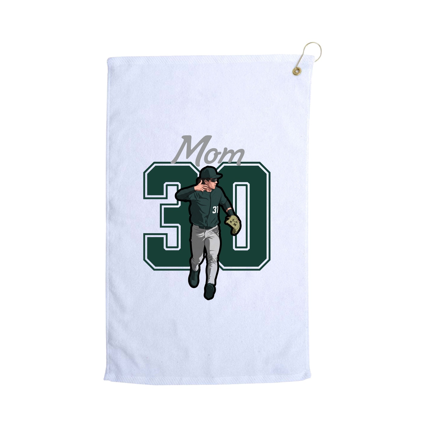 Golf Towel — Mothers Day Shirsey in White