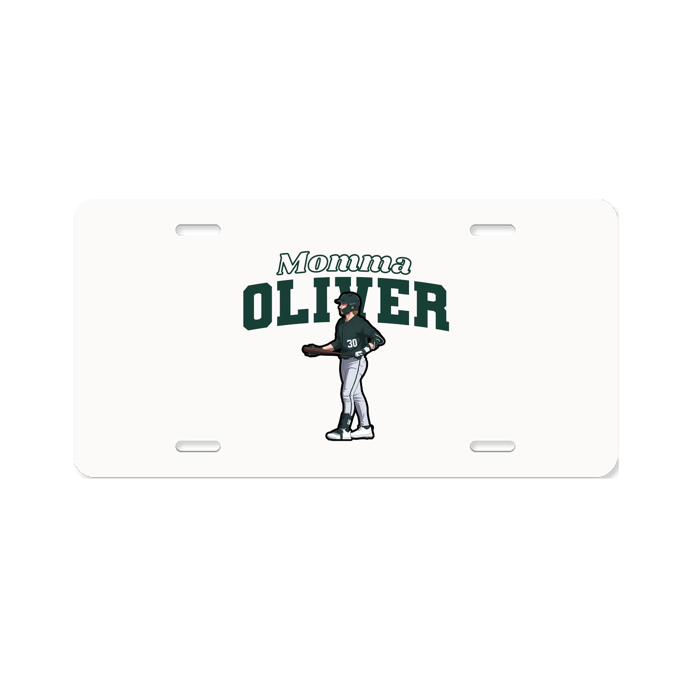 License Plate — Mothers Day Block in Classic