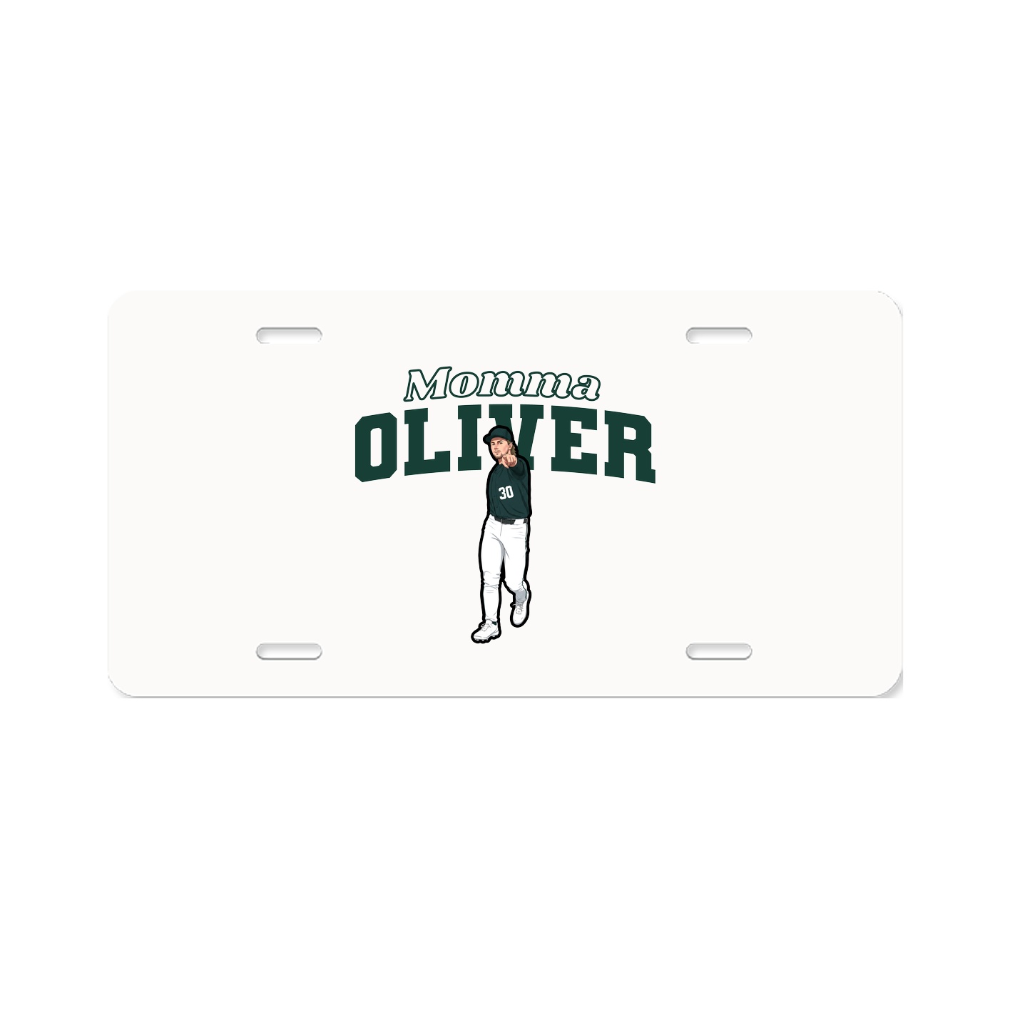 License Plate — Mothers Day Block in Classic