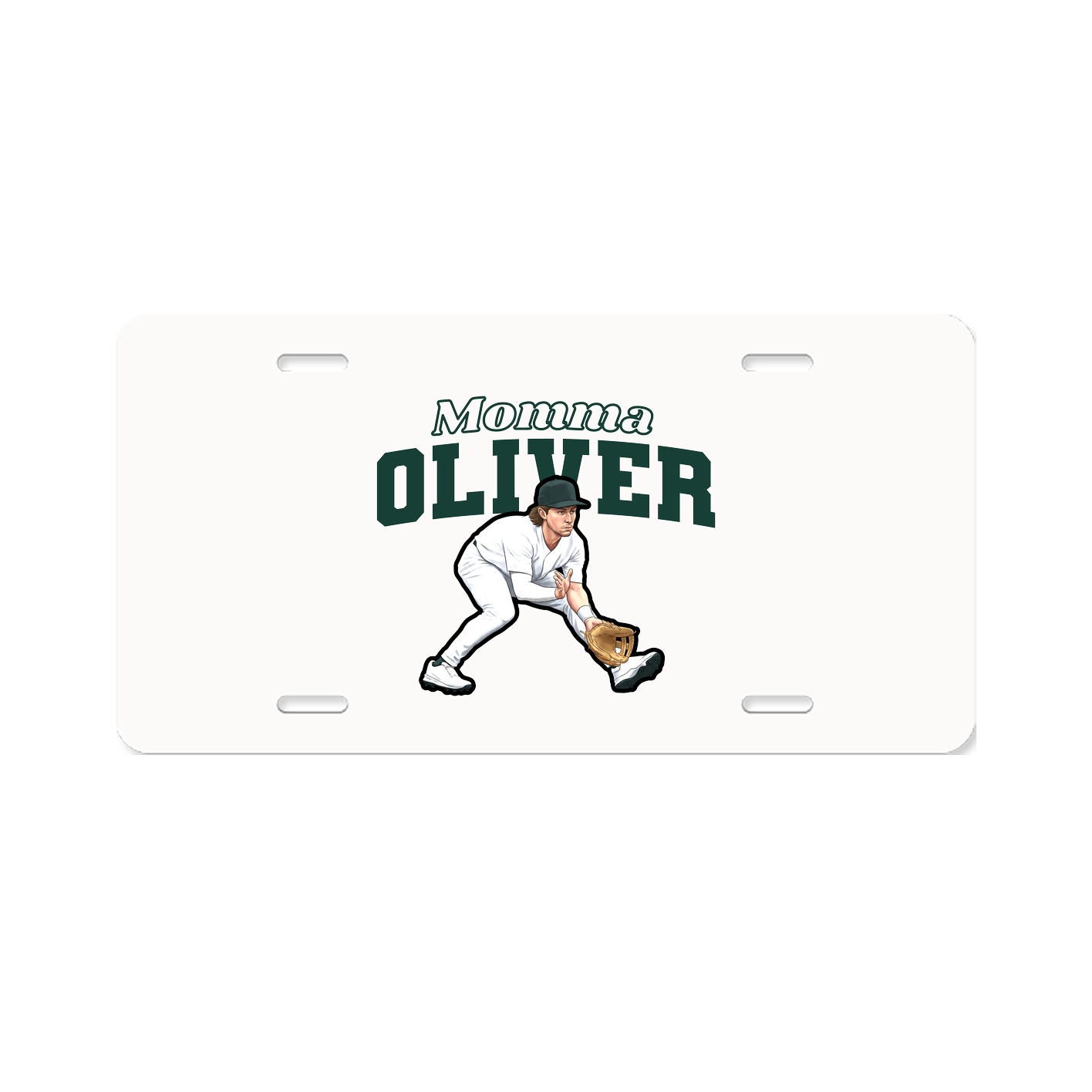 License Plate — Mothers Day Block in Classic