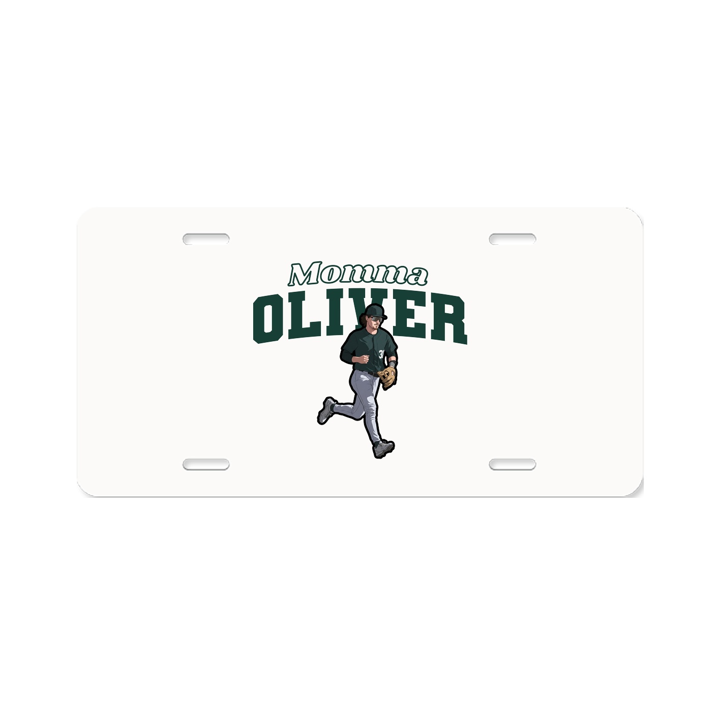 License Plate — Mothers Day Block in Classic