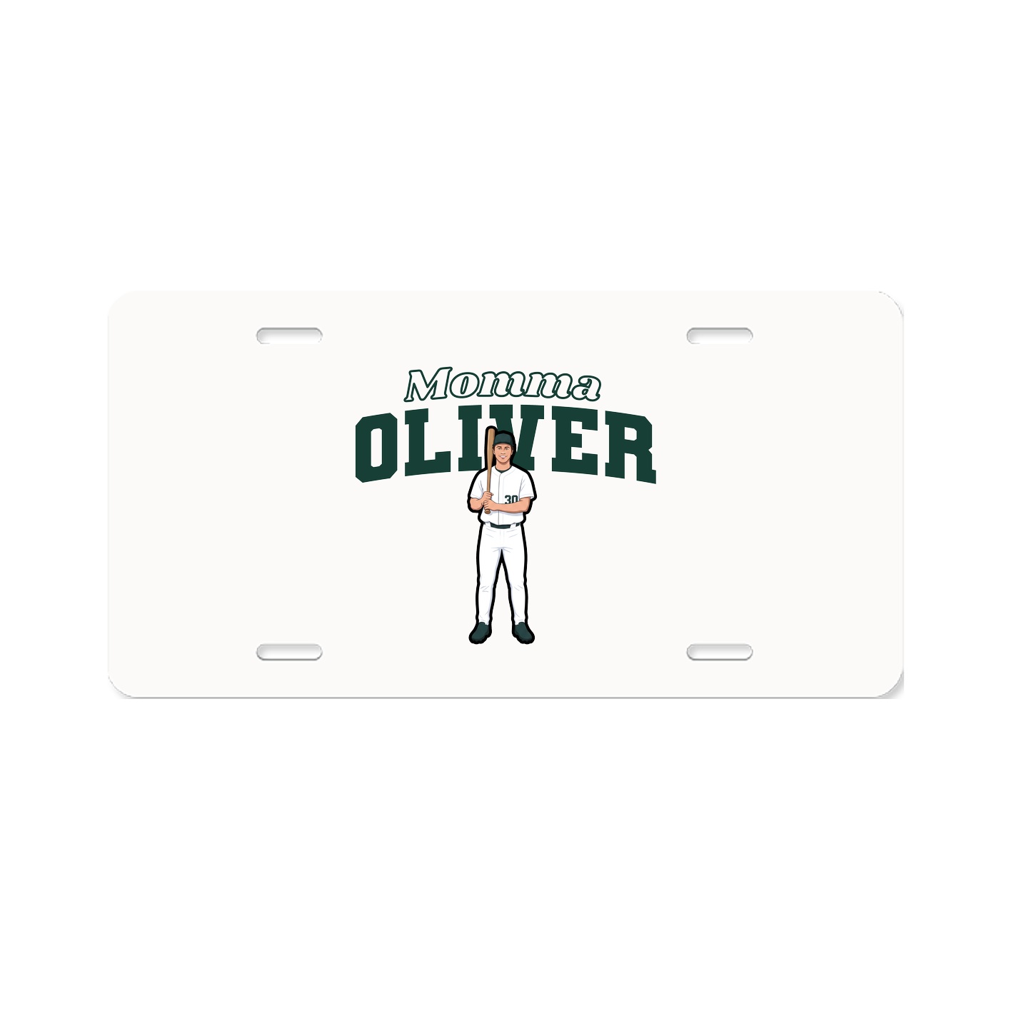 License Plate — Mothers Day Block in Classic