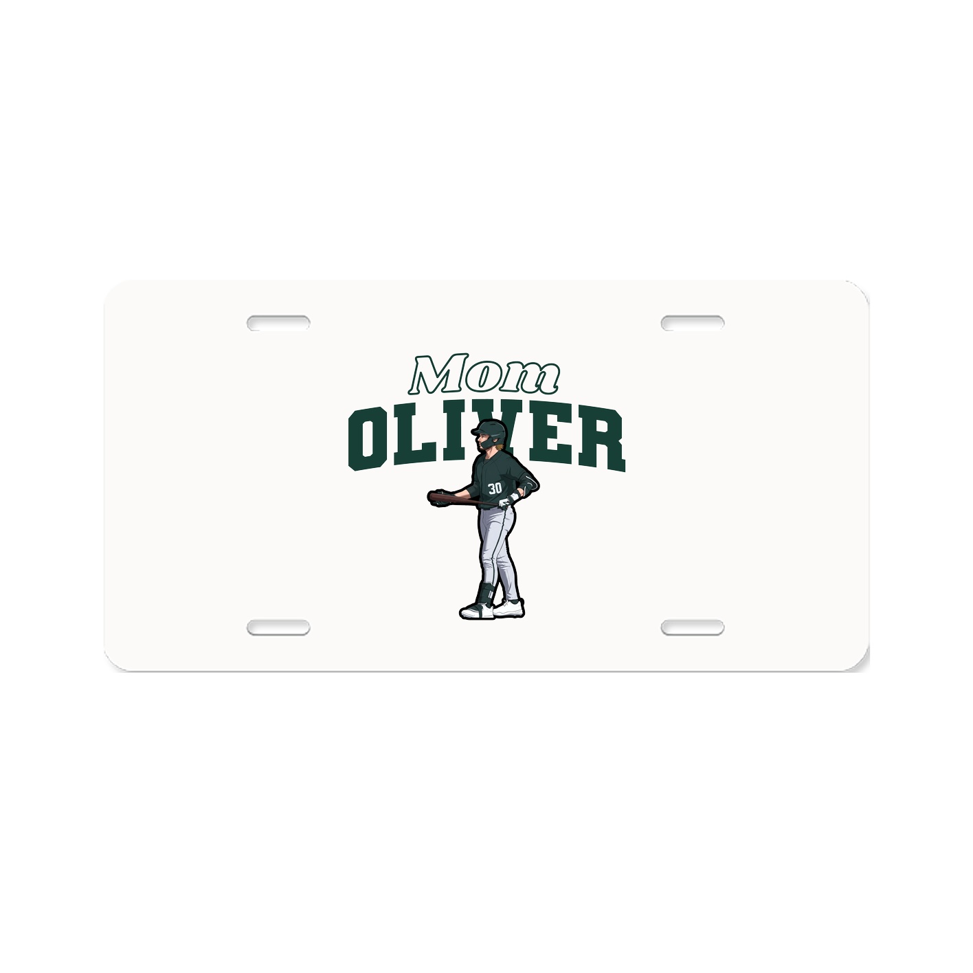 License Plate — Mothers Day Block in Classic