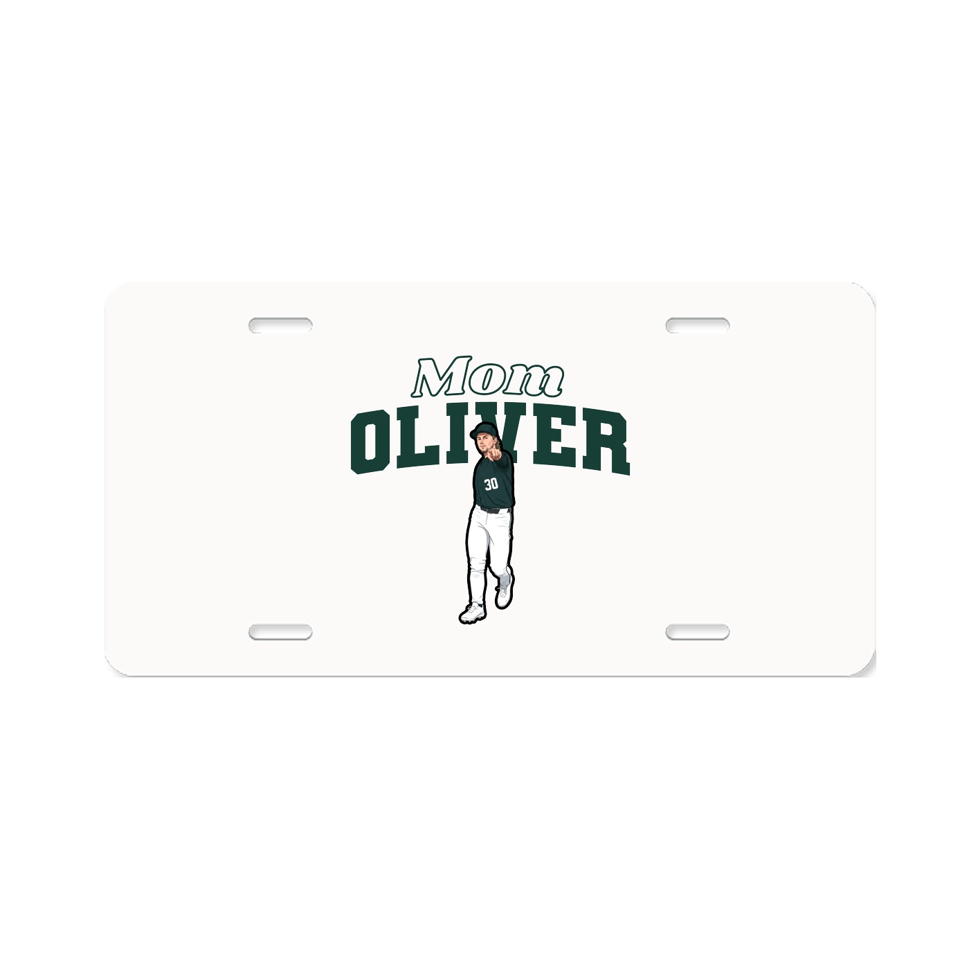 License Plate — Mothers Day Block in Classic