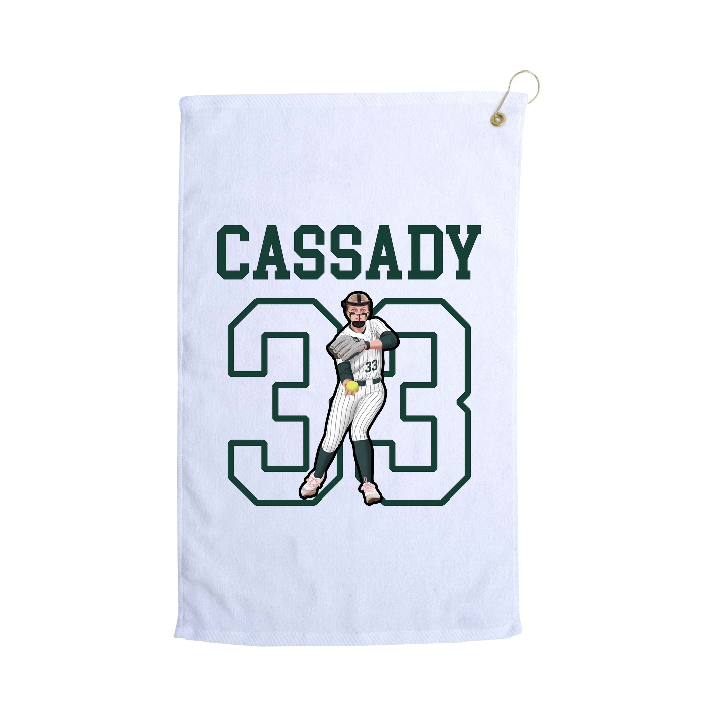 Golf Towel — Shirsey in White