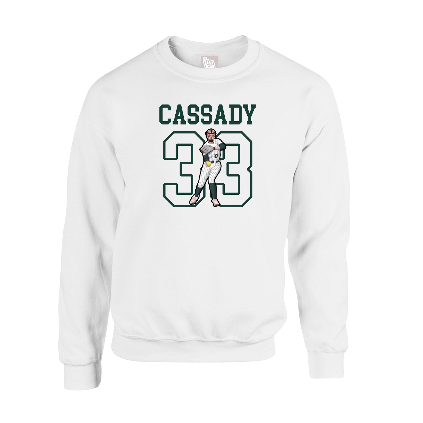 Fleece Crew — Shirsey in White