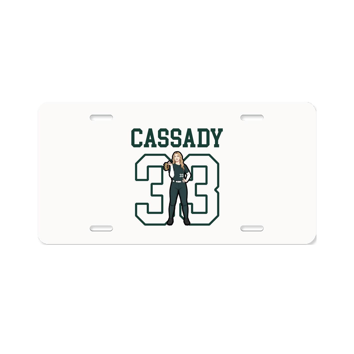 License Plate — Shirsey in Classic