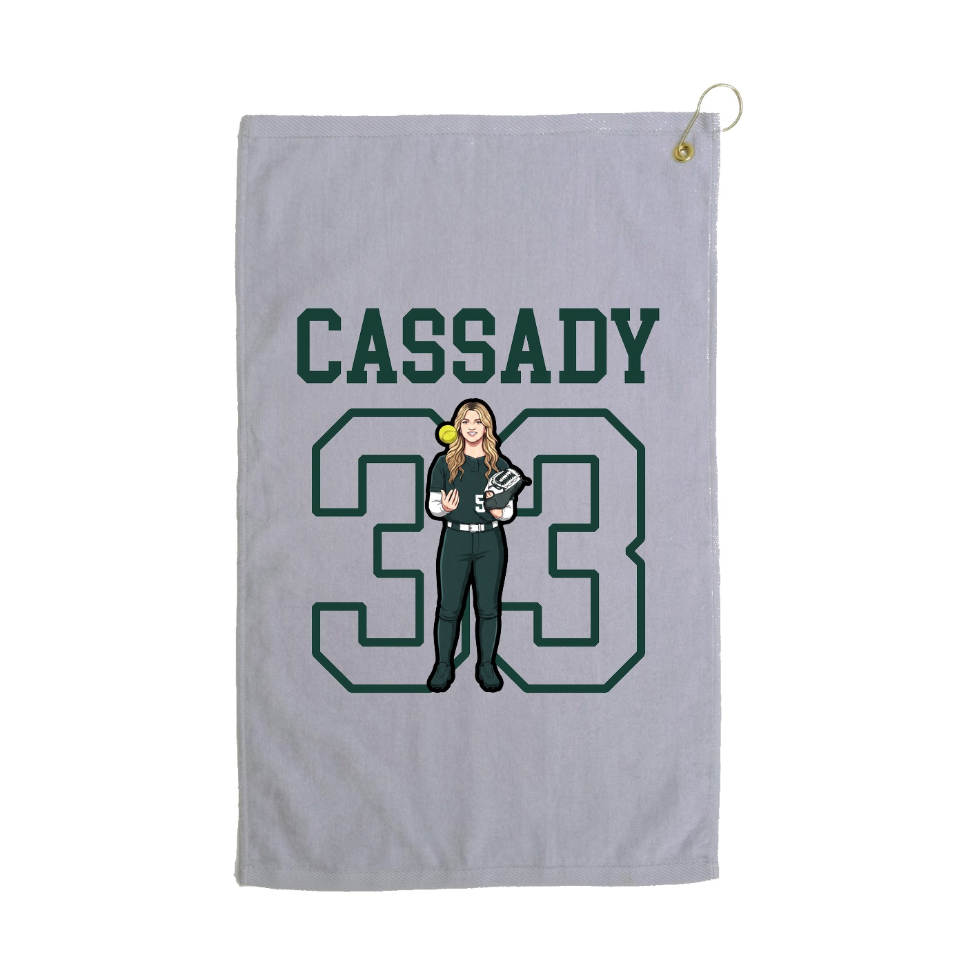 Golf Towel — Shirsey in Grey