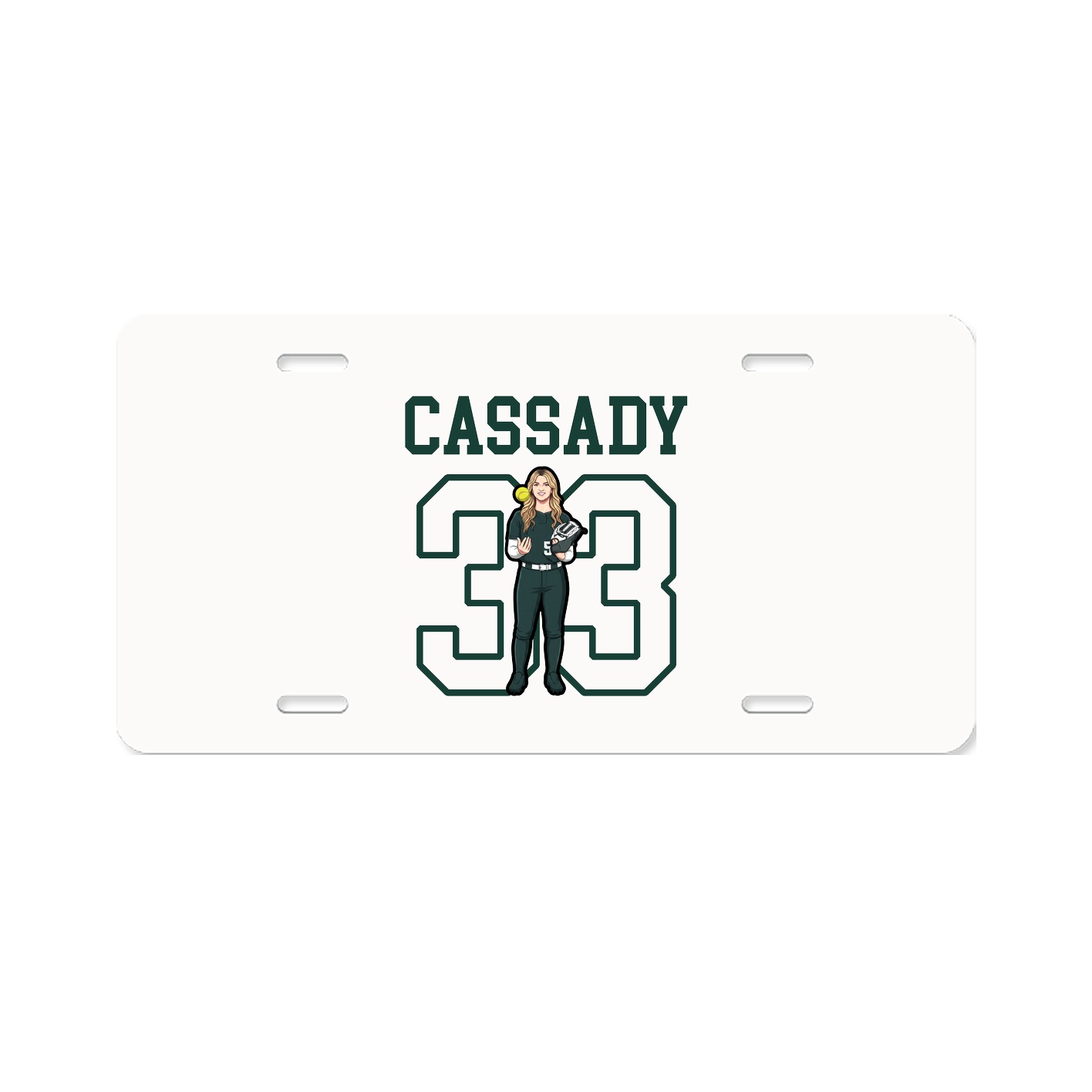 License Plate — Shirsey in Classic