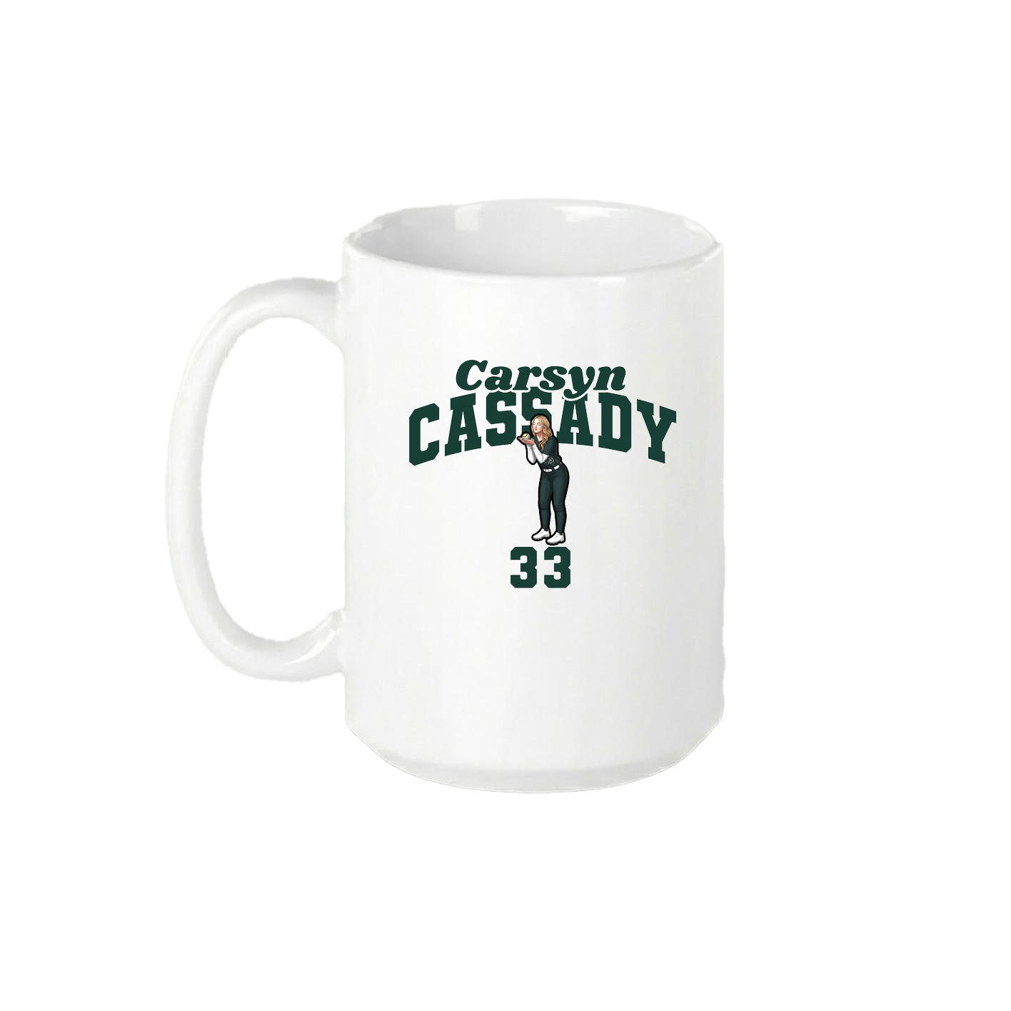 15oz Coffee Mug — Signature Arch in White