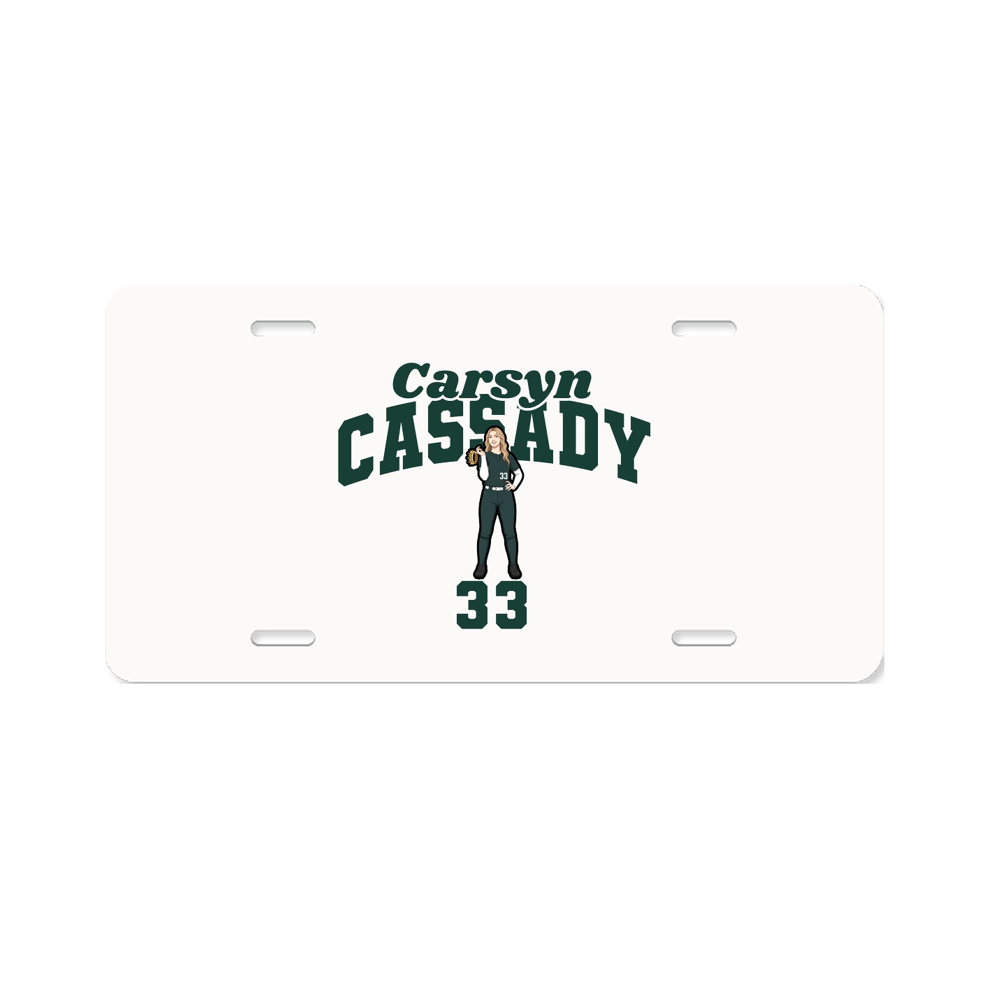 License Plate — Signature Arch in Classic