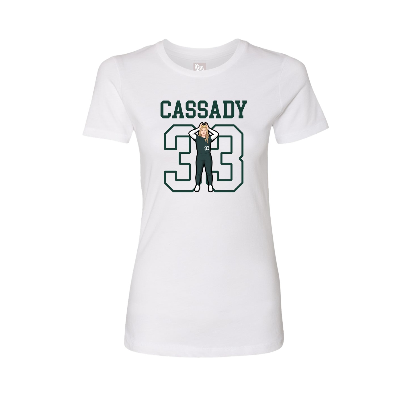 Fitted Women's Tee — Shirsey in White
