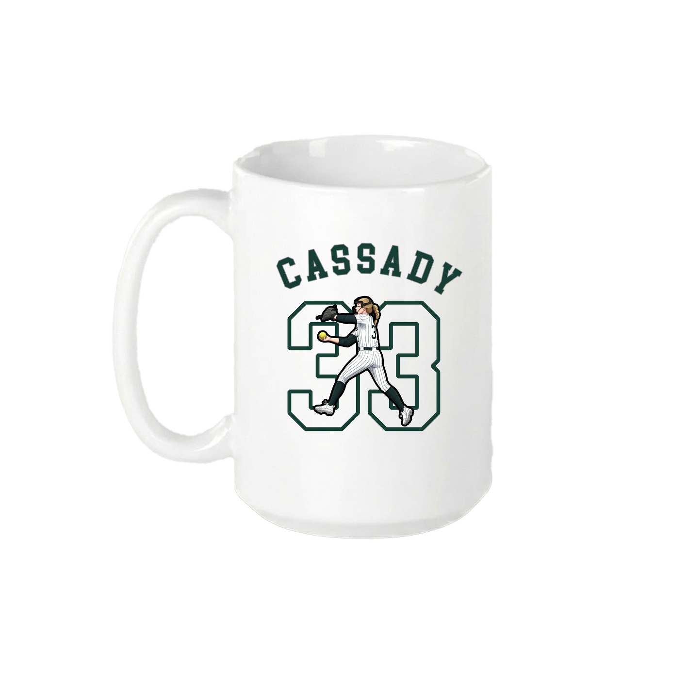 15oz Coffee Mug — Shirsey Arch in White
