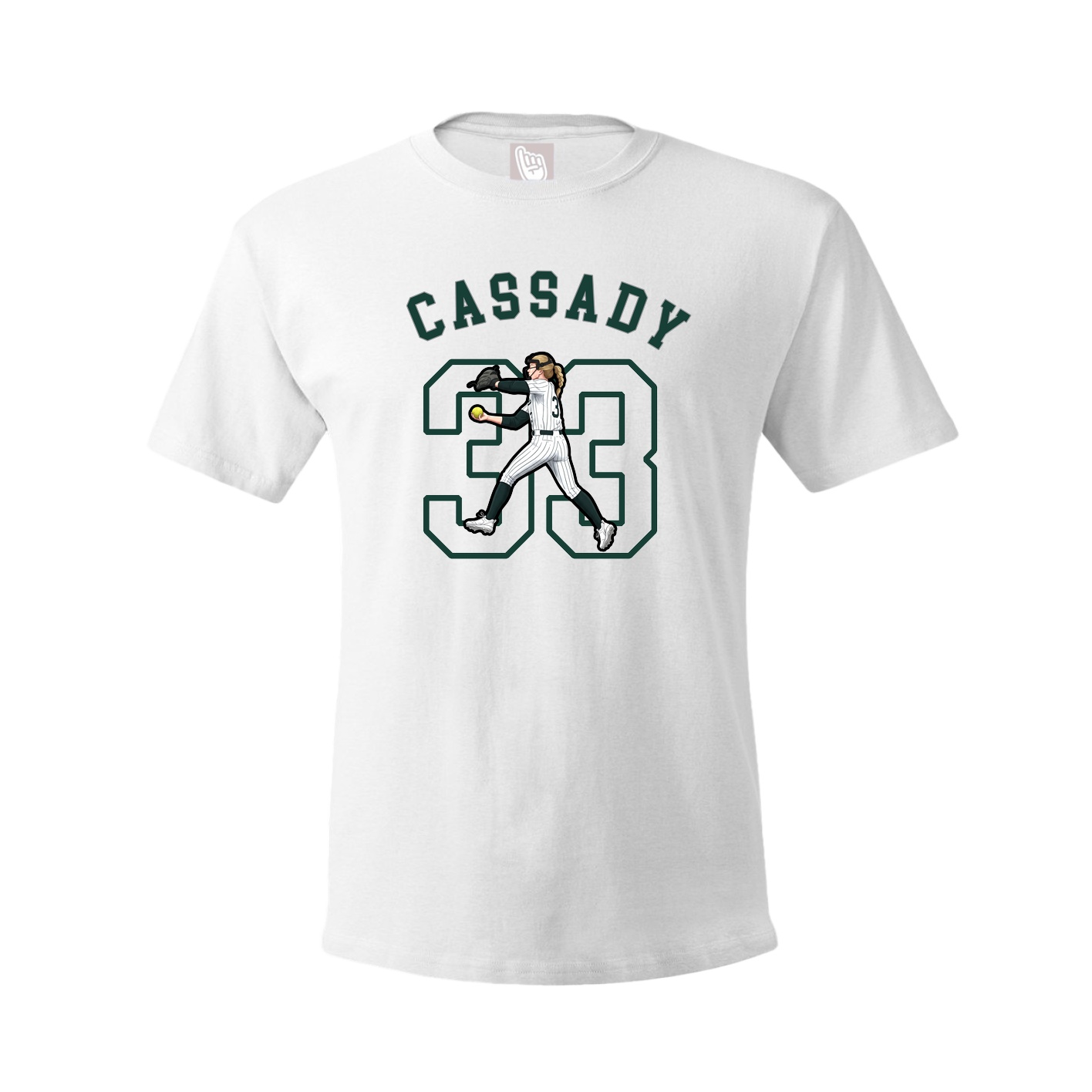 Tee — Shirsey Arch in White