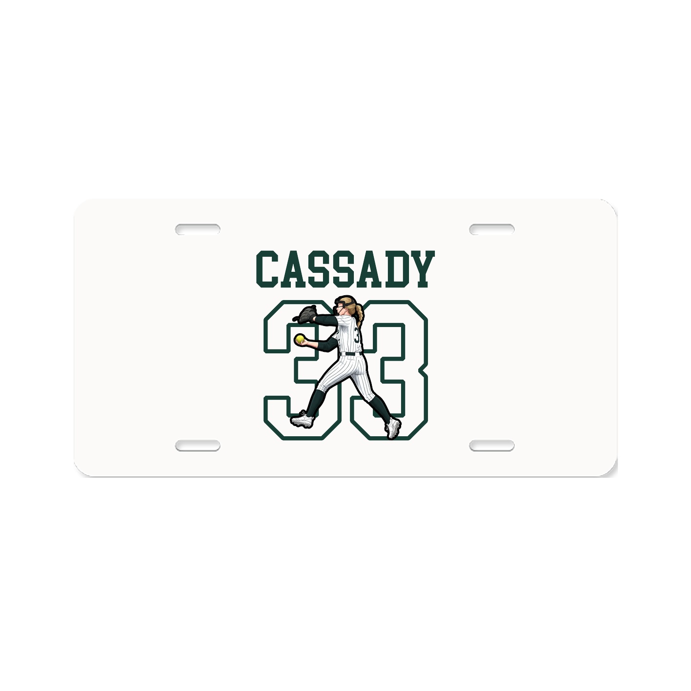 License Plate — Shirsey in Classic