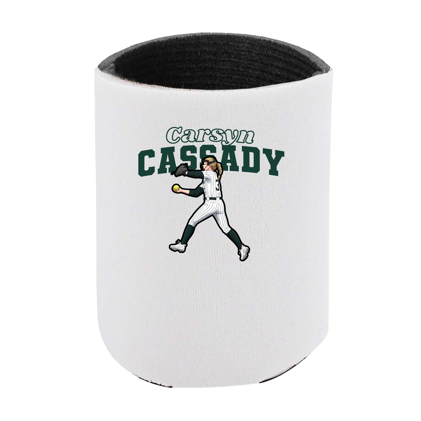 Can Holder — Name Arch in White