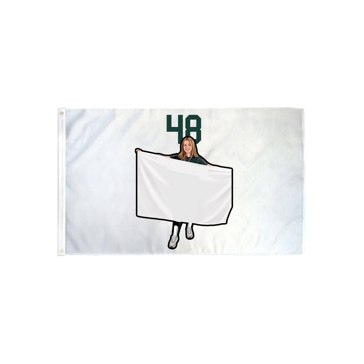 3x5 Flag — Number Top in Classic