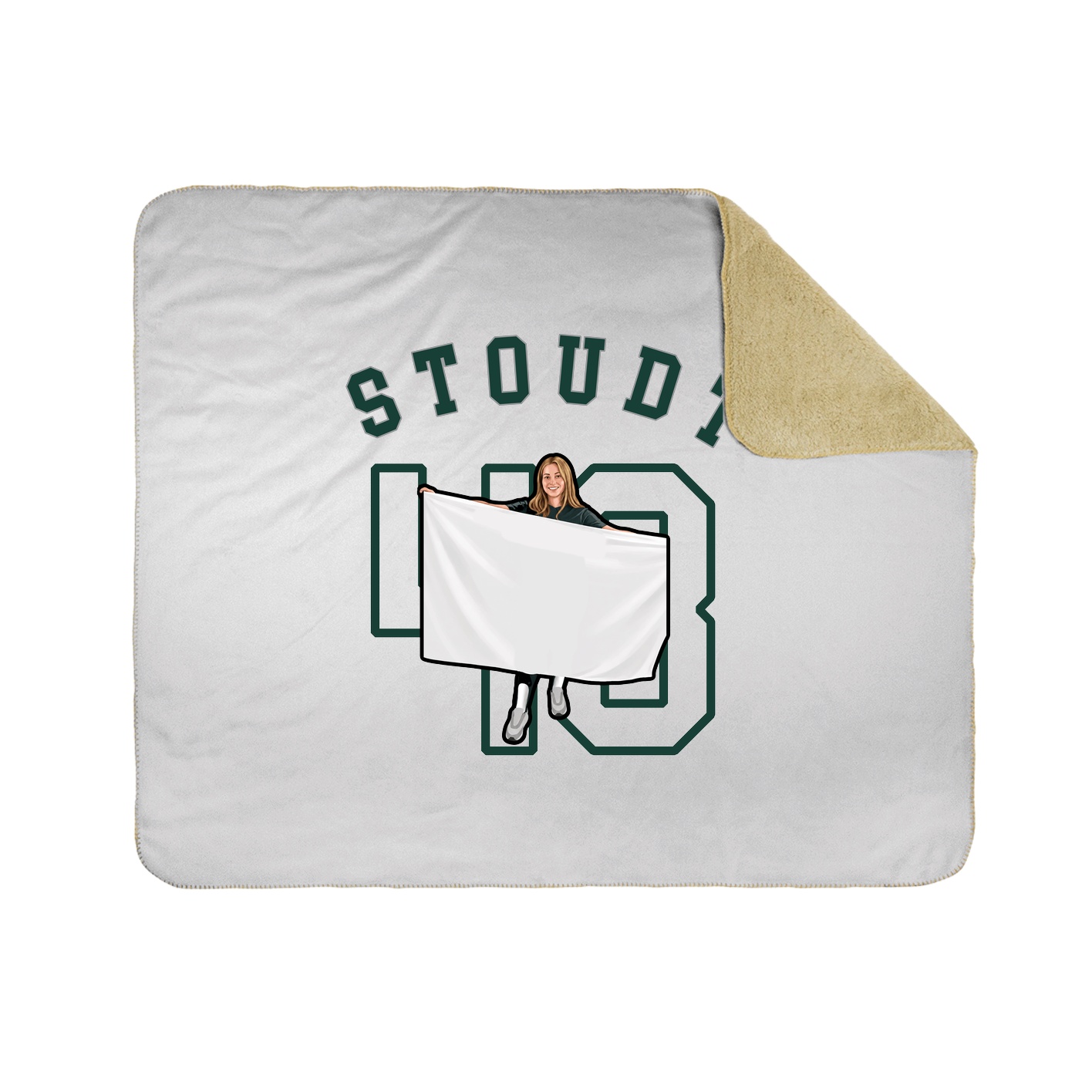 Throw Blanket — Shirsey Arch in White