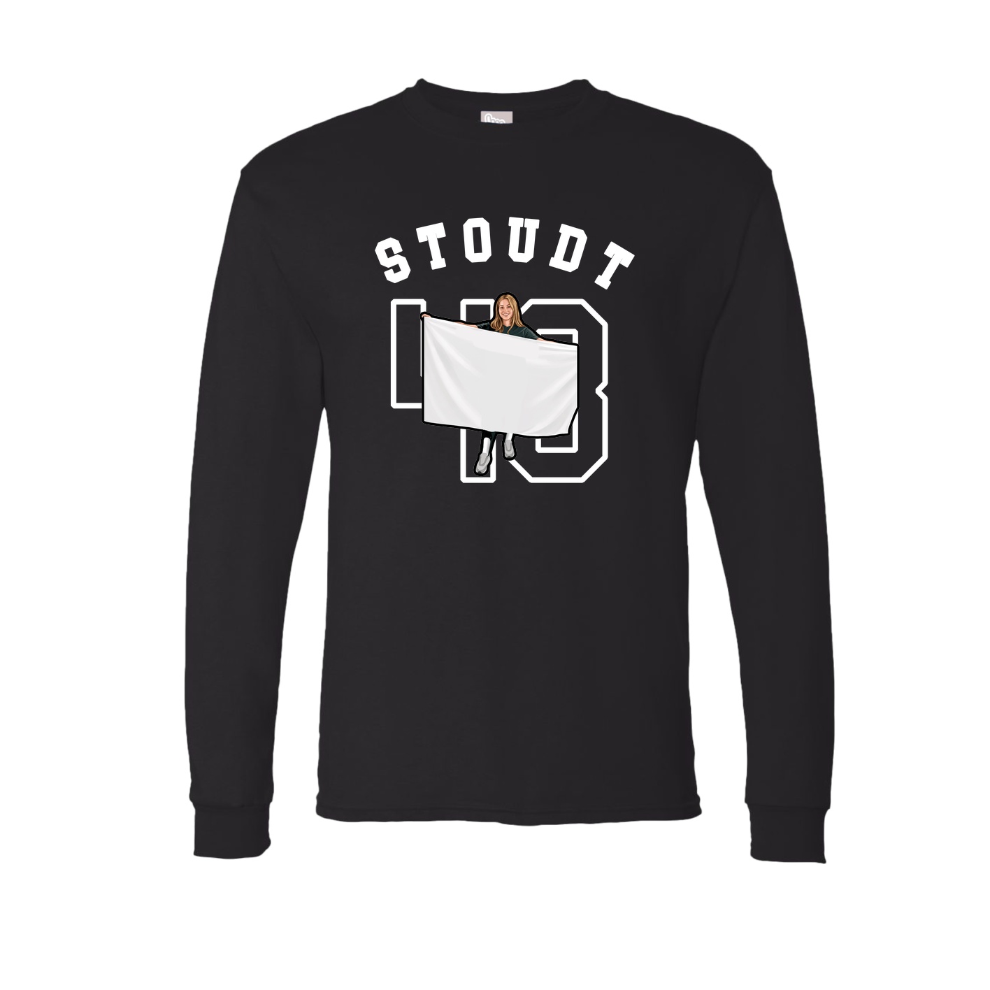 Long Sleeve Tee — Shirsey Arch in Black