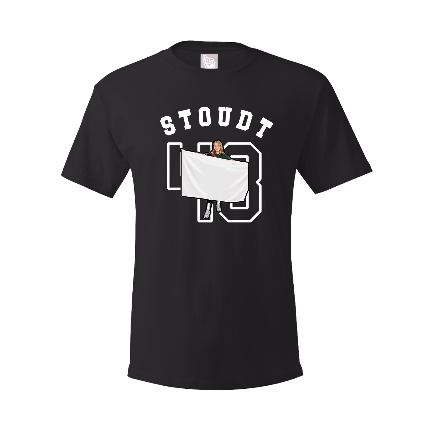 Youth Tee — Shirsey Arch in Black