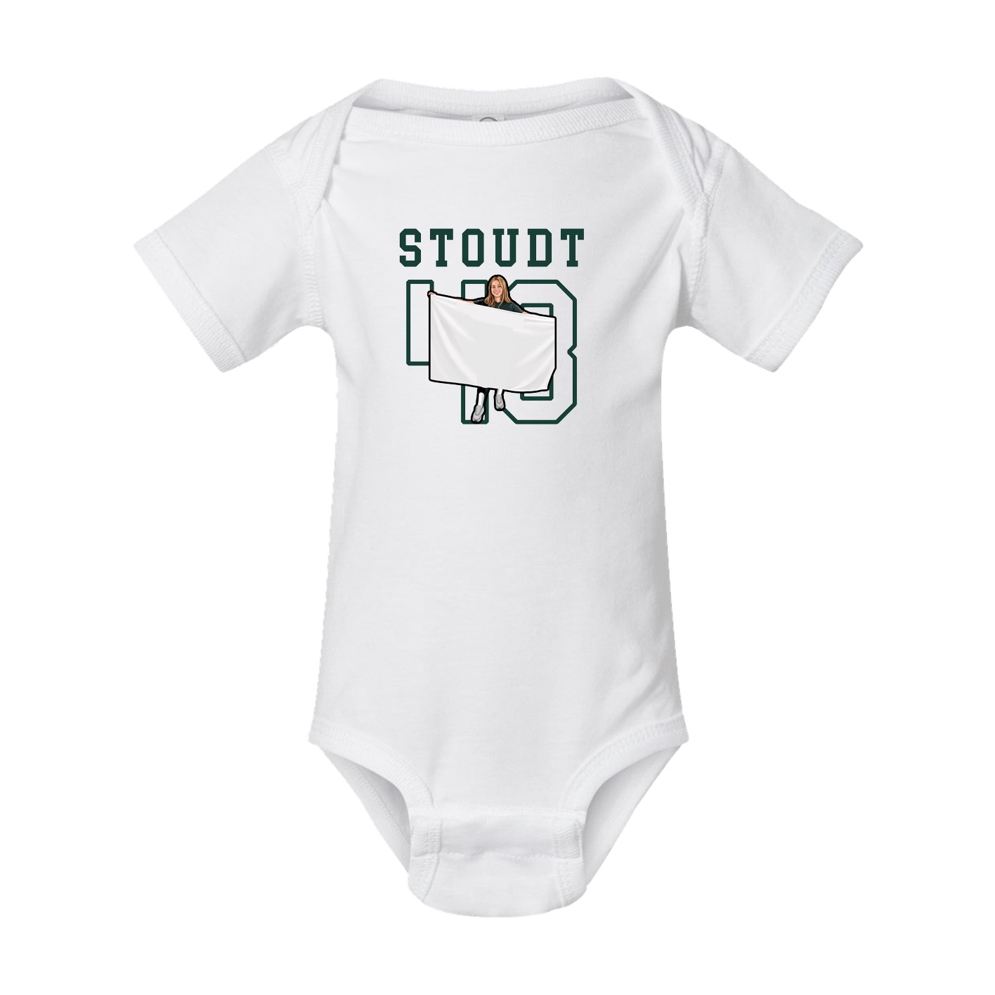 Baby Onesie — Shirsey in White
