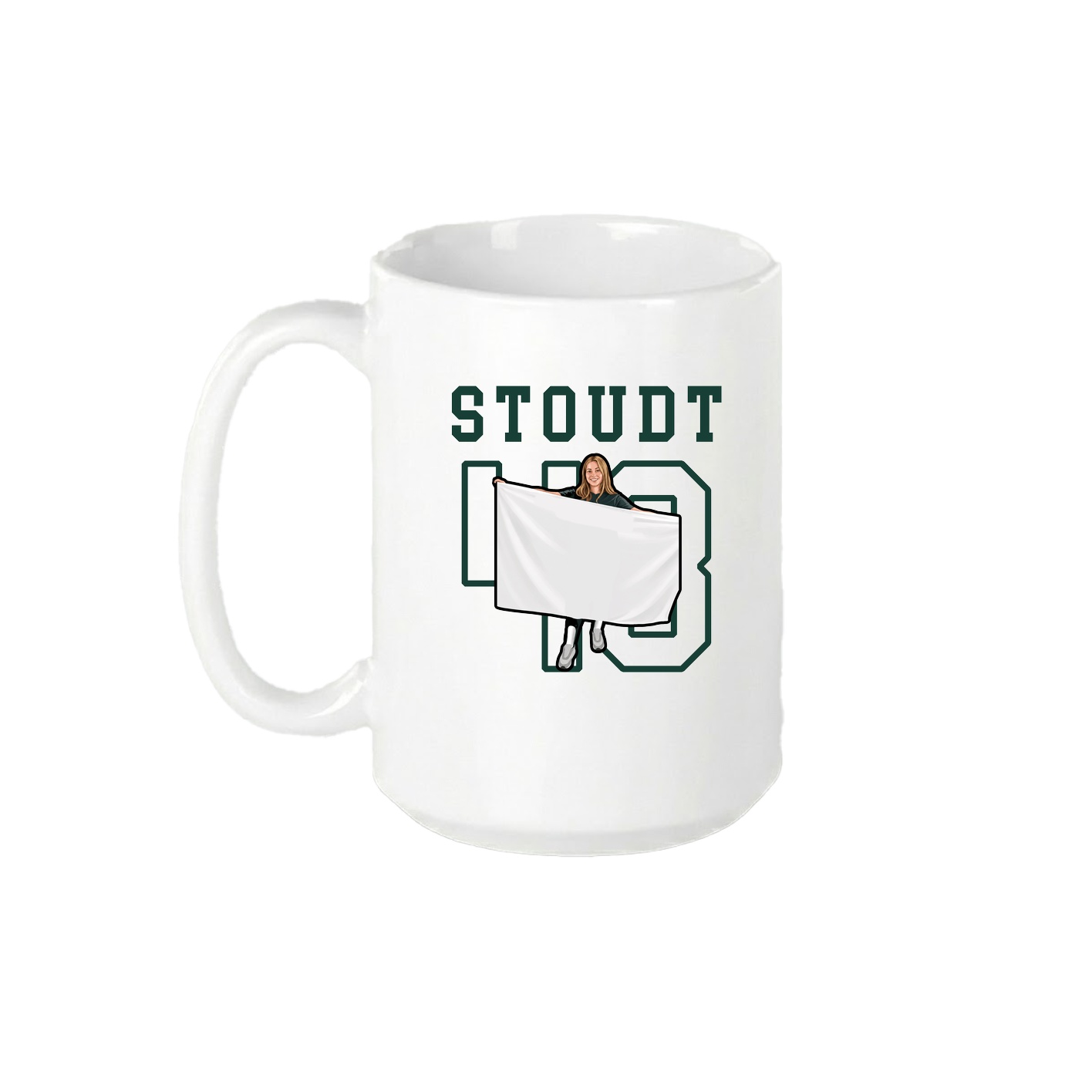 15oz Coffee Mug — Shirsey in White