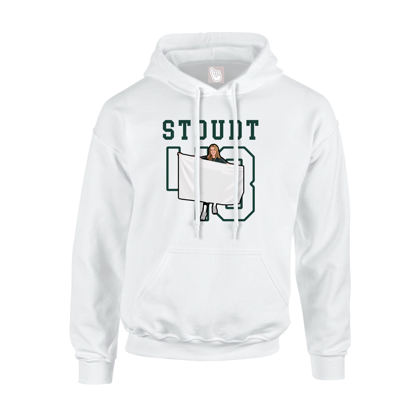 Youth Hoodie — Shirsey in White