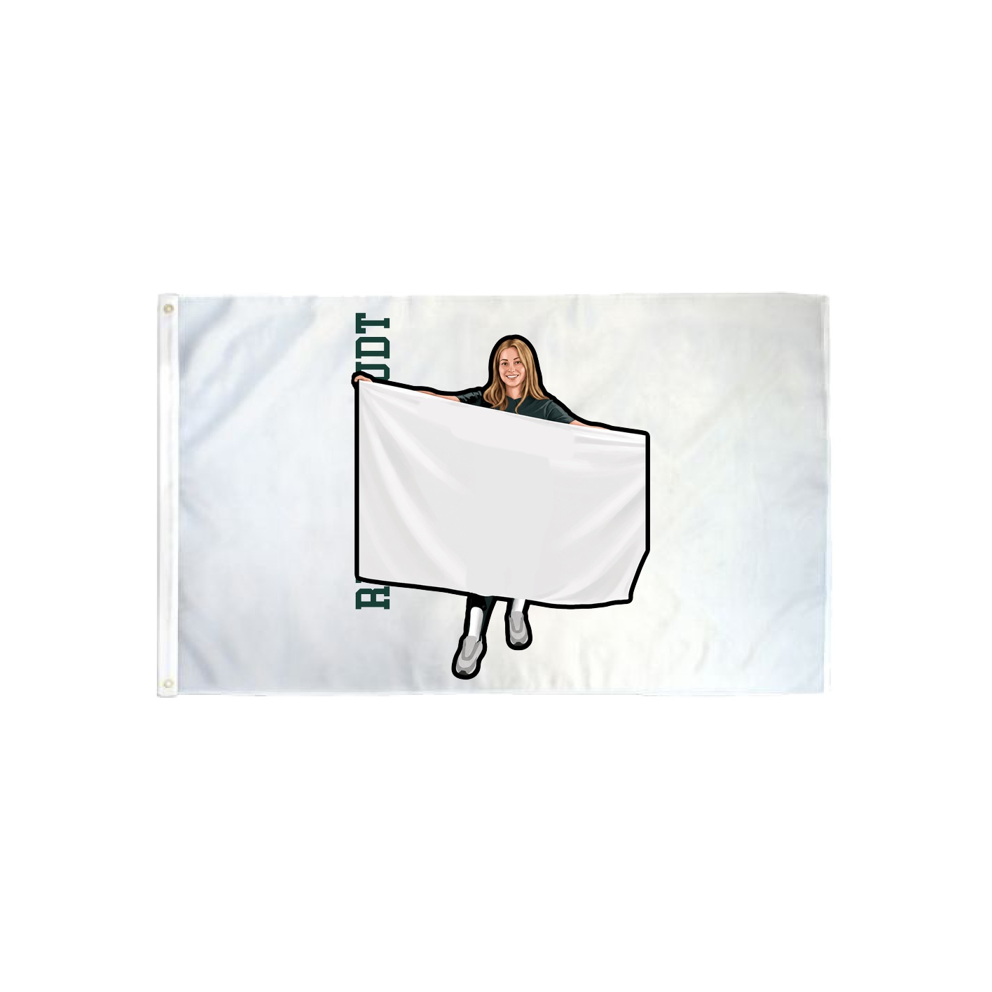 3x5 Flag — Name Vertical in Classic