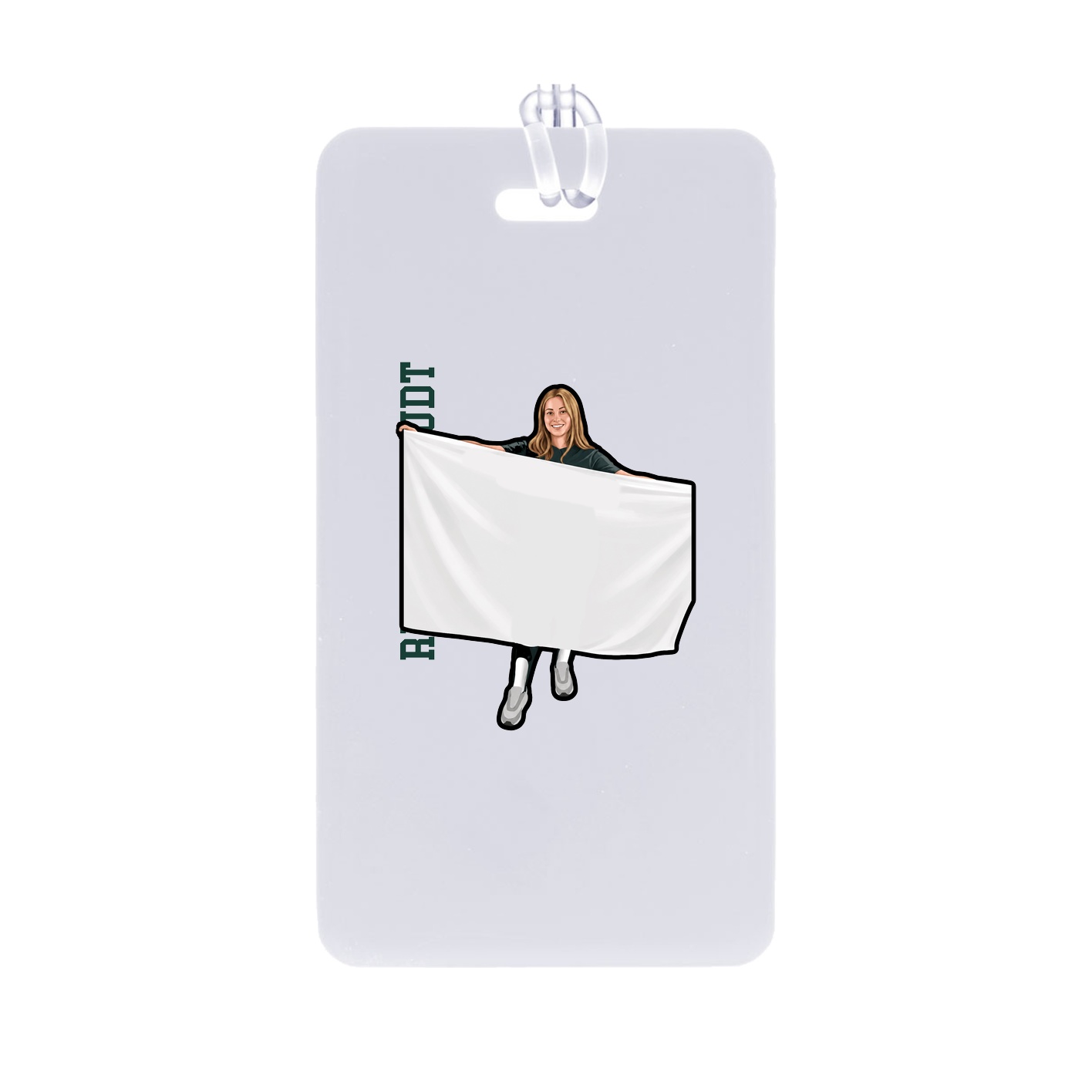 Bag Tag — Name Vertical in Classic