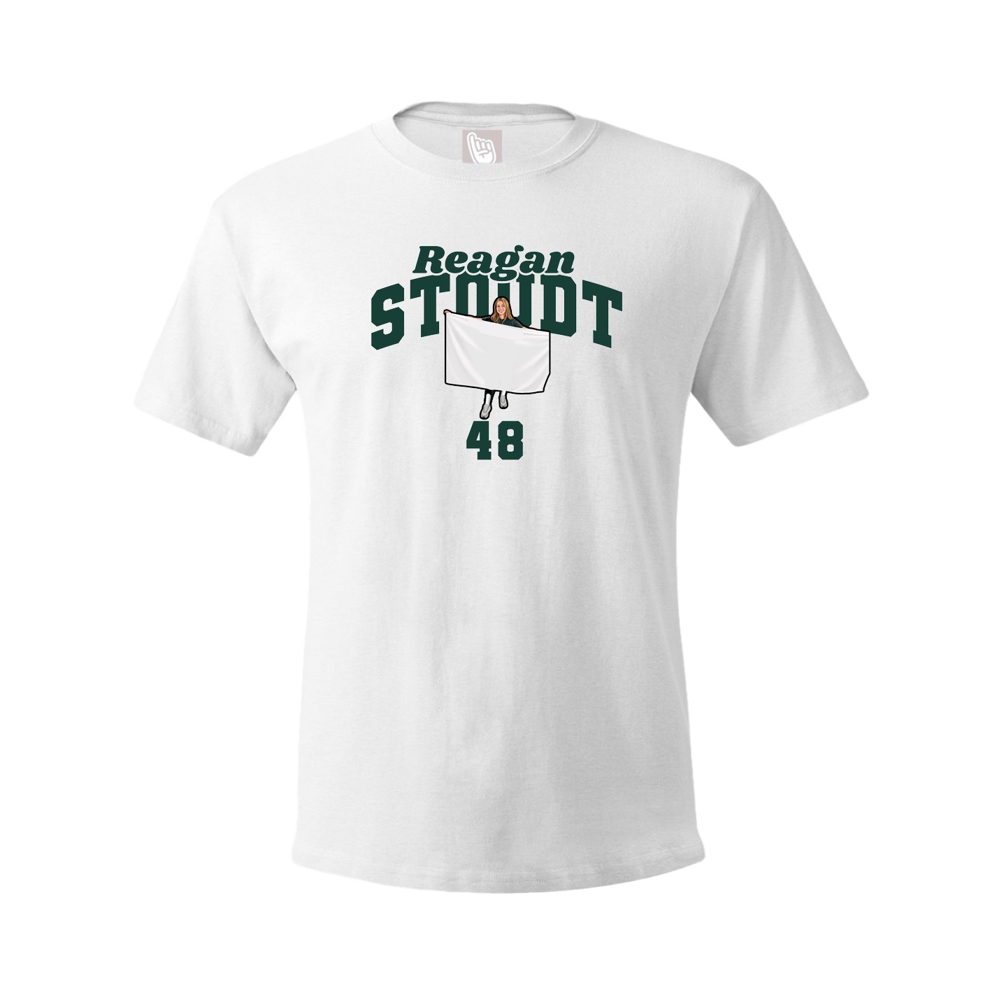 Youth Tee — Signature Arch in White