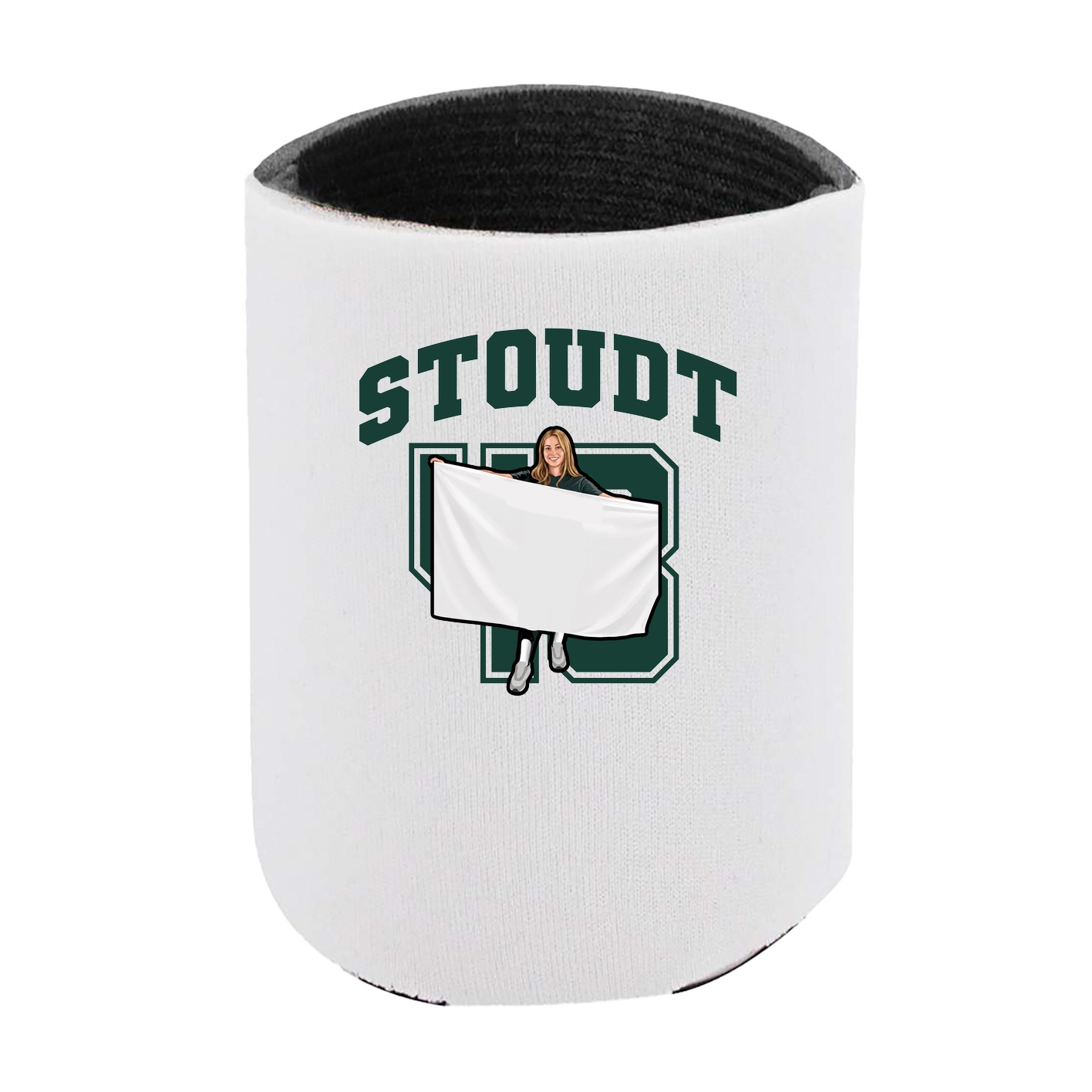 Can Holder — Number in White