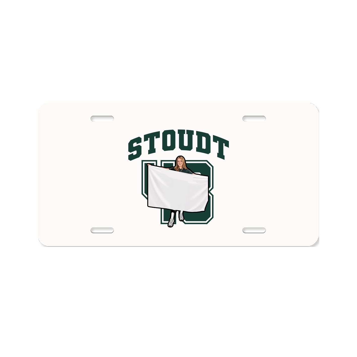 License Plate — Number in Classic