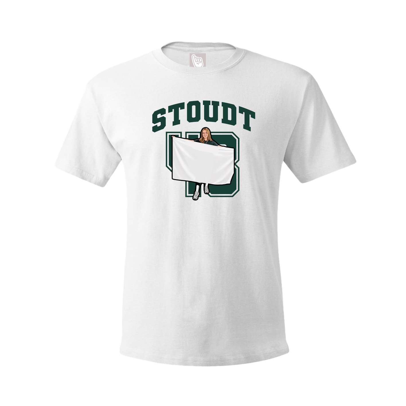 Tee — Number in White