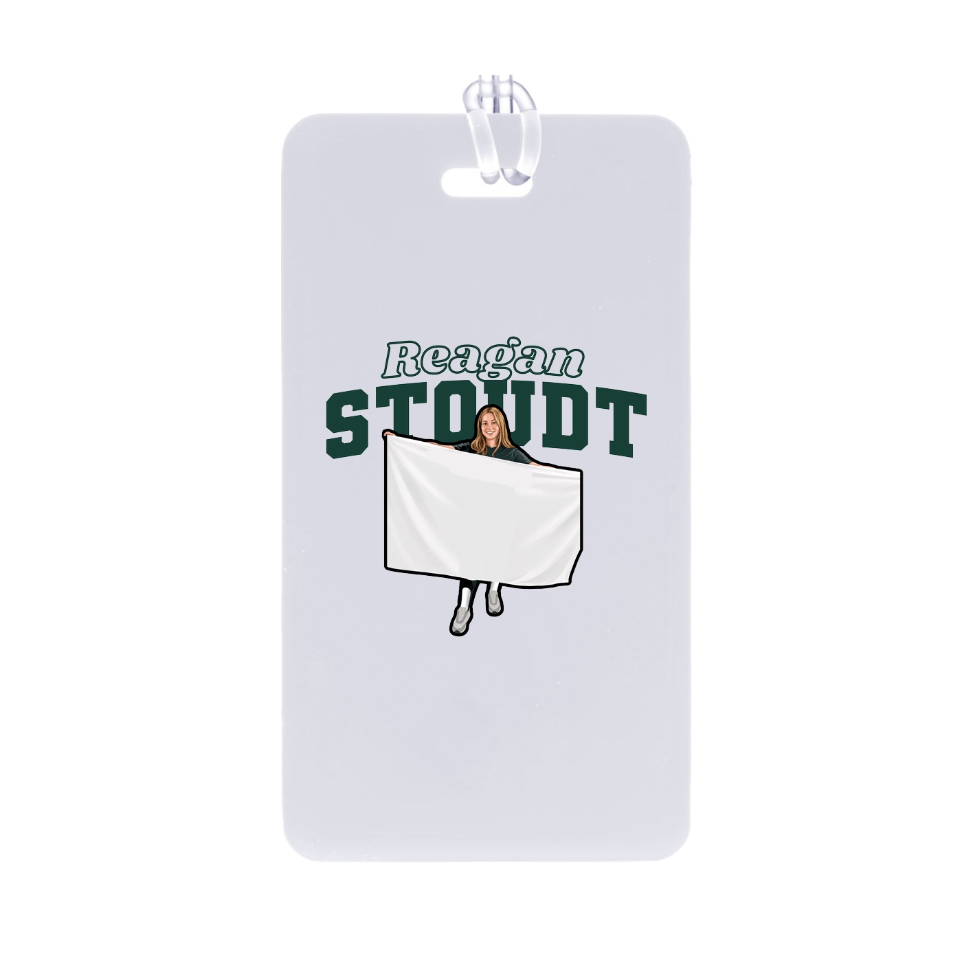 Bag Tag — Name Arch in Classic
