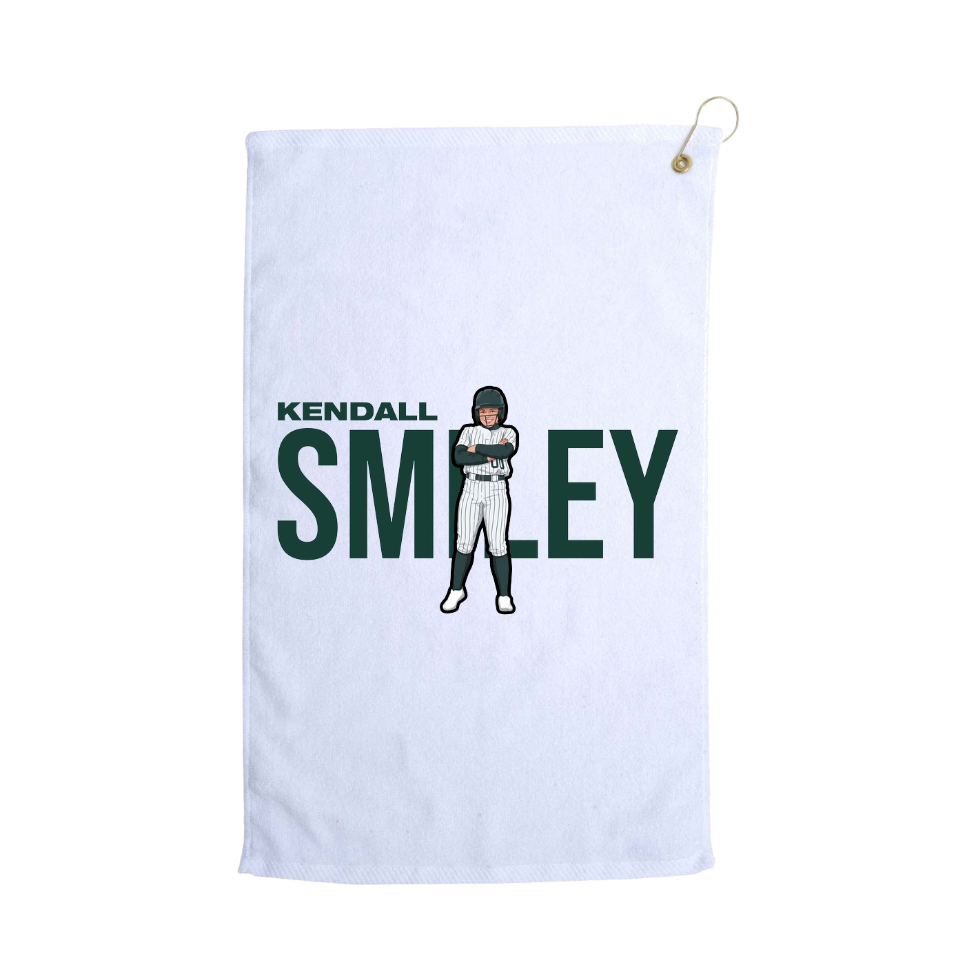Golf Towel — Player Name in White