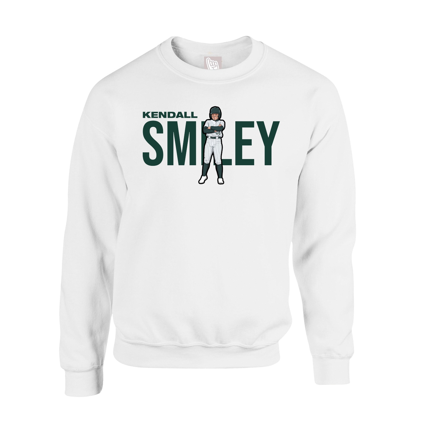 Fleece Crew — Player Name in White