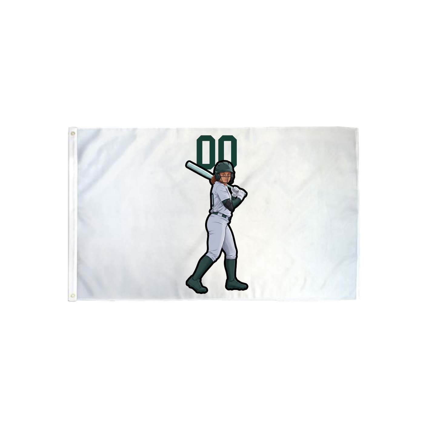 3x5 Flag — Number Top in Classic