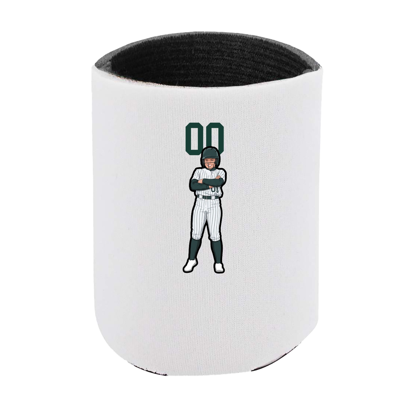Can Holder — Number Top in White