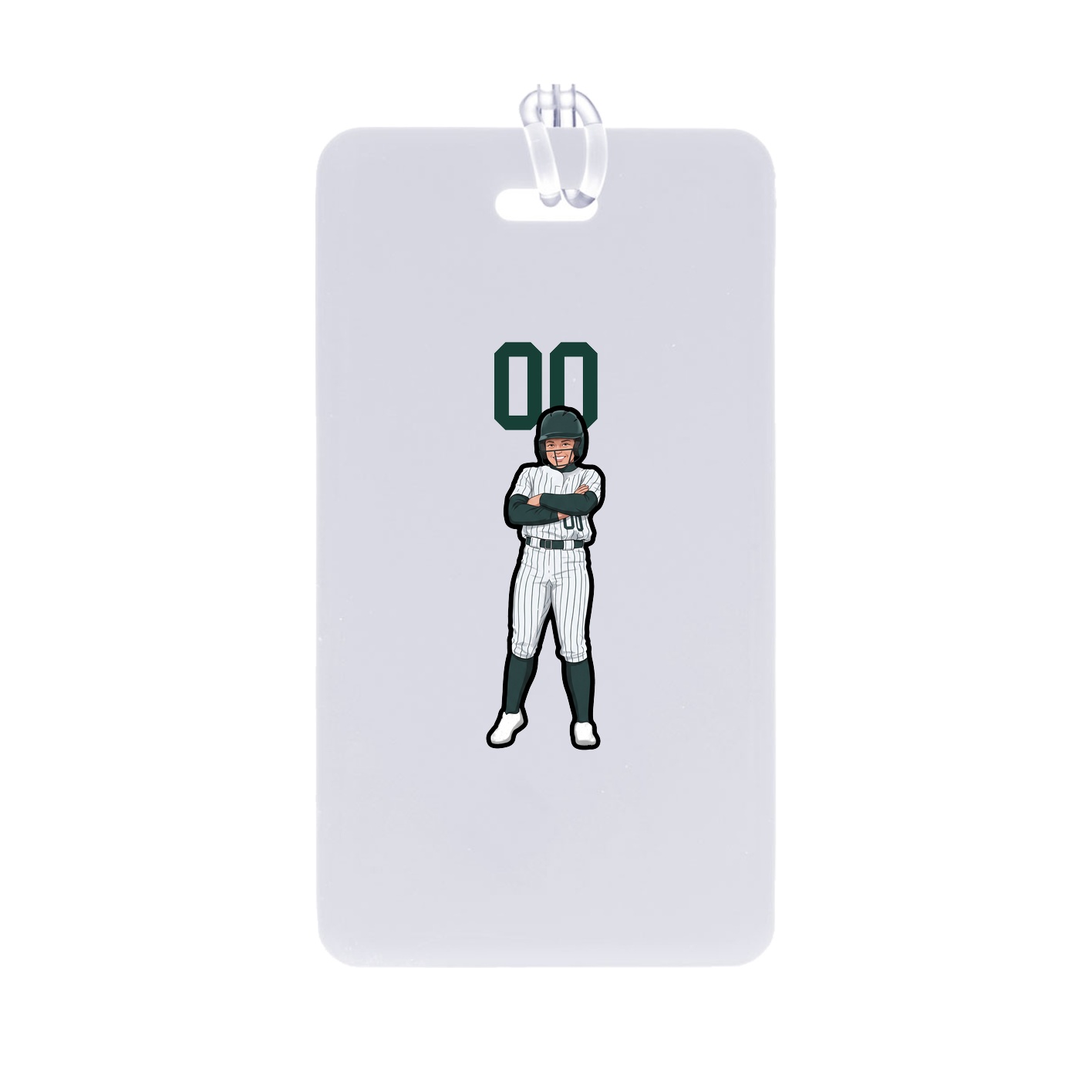 Bag Tag — Number Top in Classic