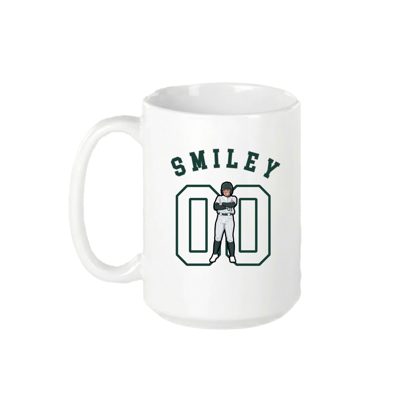 15oz Coffee Mug — Shirsey Arch in White