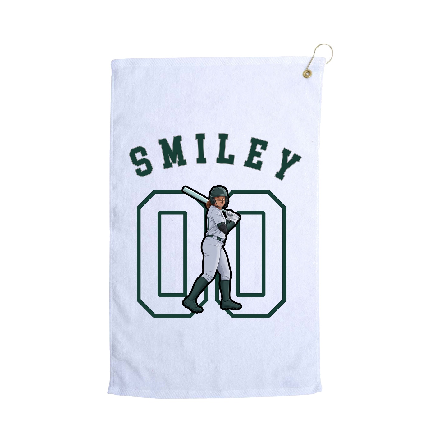 Golf Towel — Shirsey Arch in White