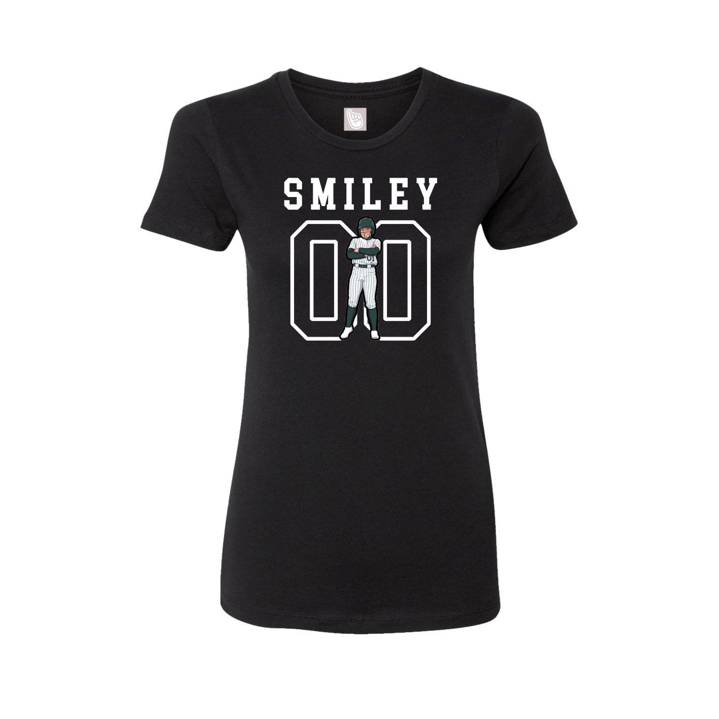 Fitted Women's Tee — Shirsey in Black