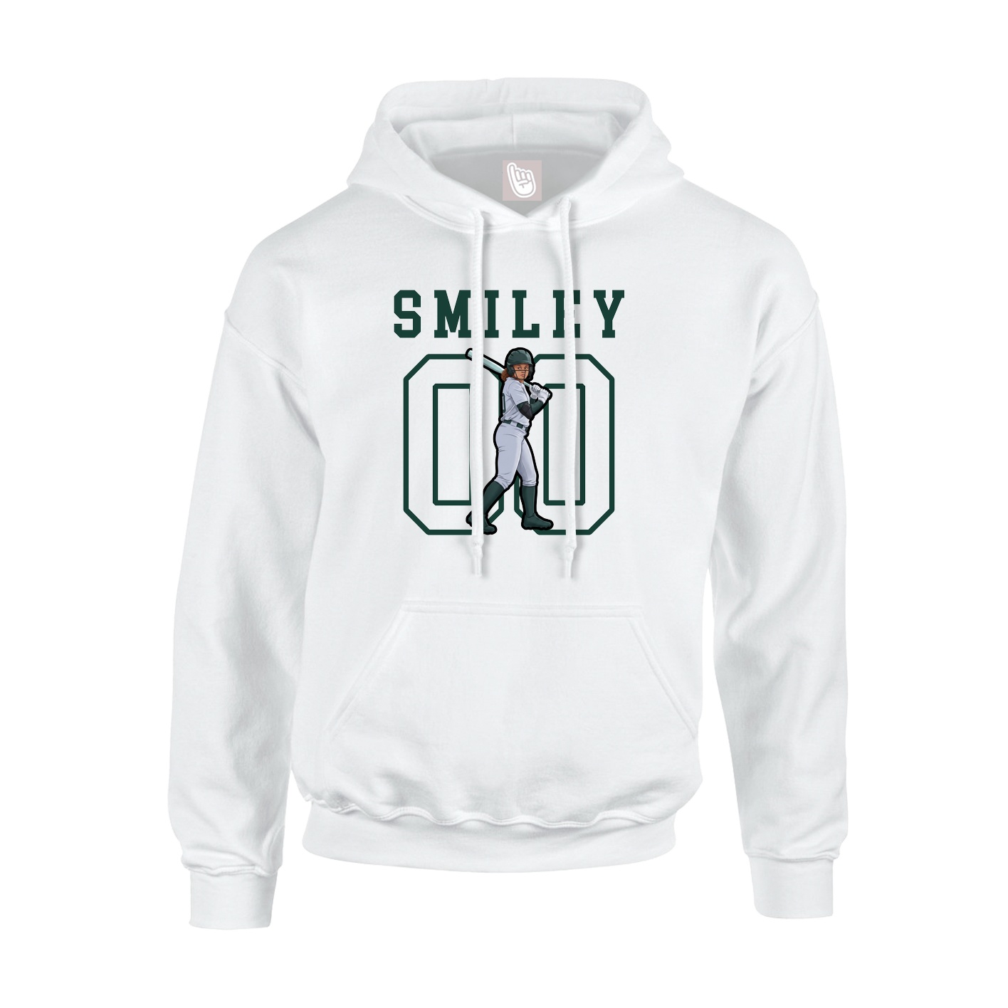 Youth Hoodie — Shirsey in White