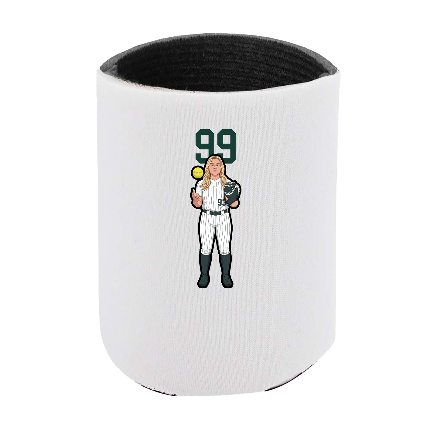 Can Holder — Number Top in White