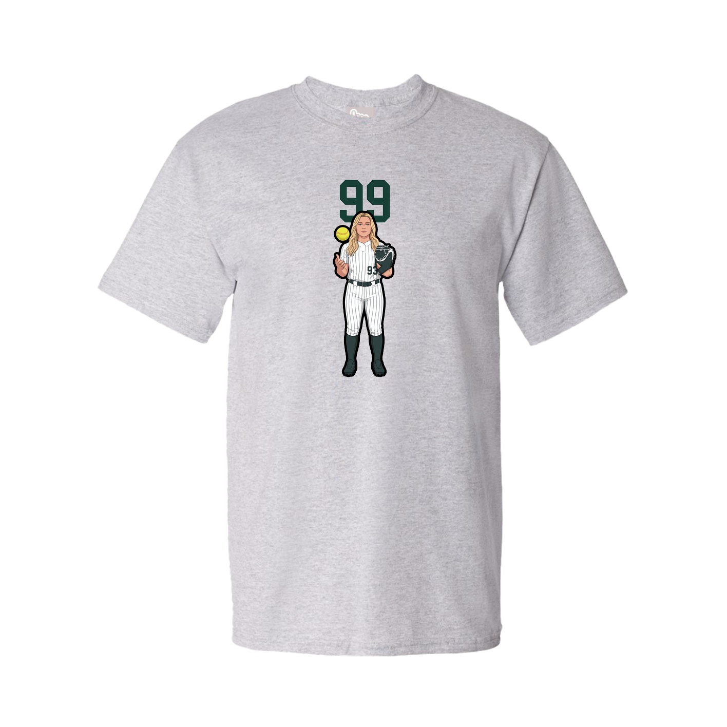 Tee — Number Top in Grey