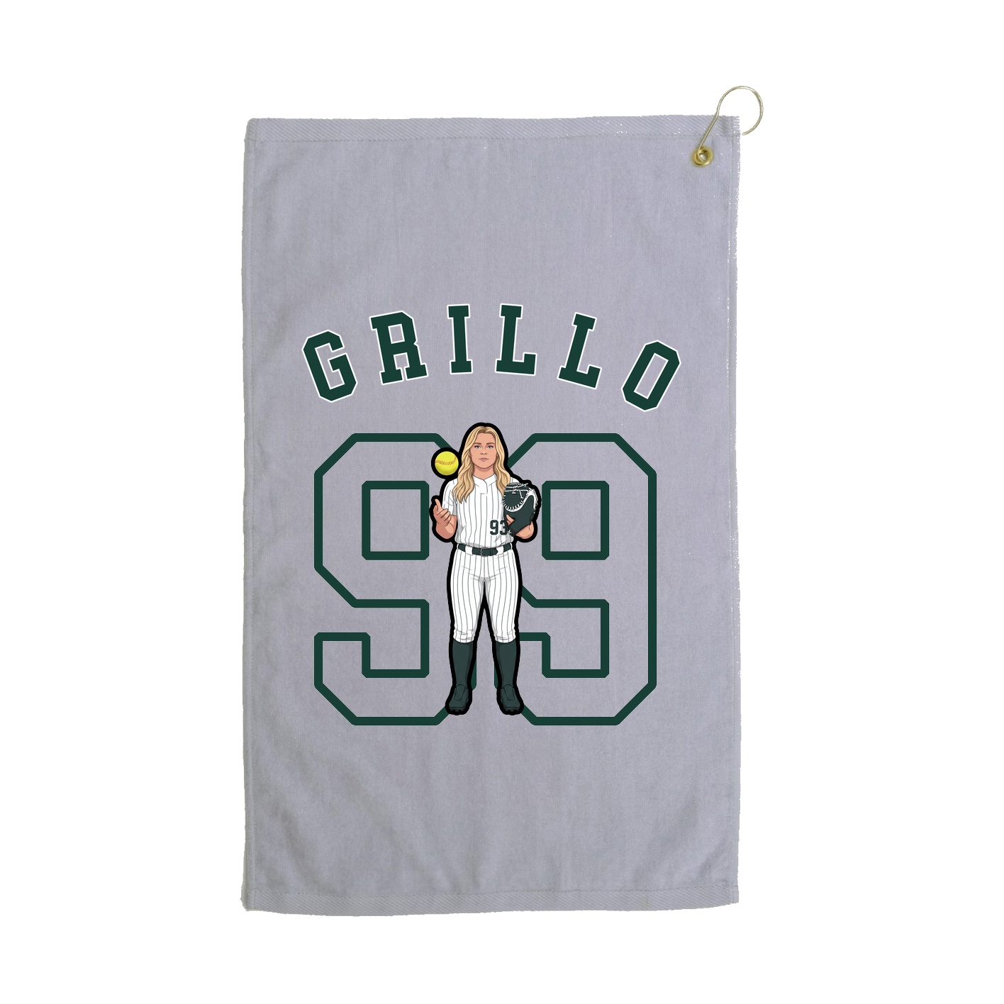 Golf Towel — Shirsey Arch in Grey