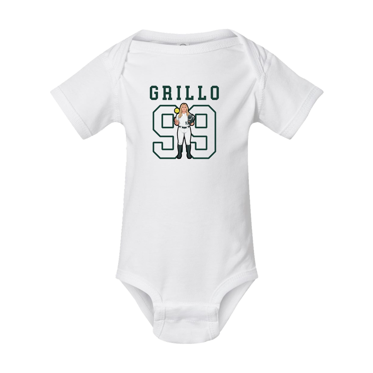 Baby Onesie — Shirsey in White