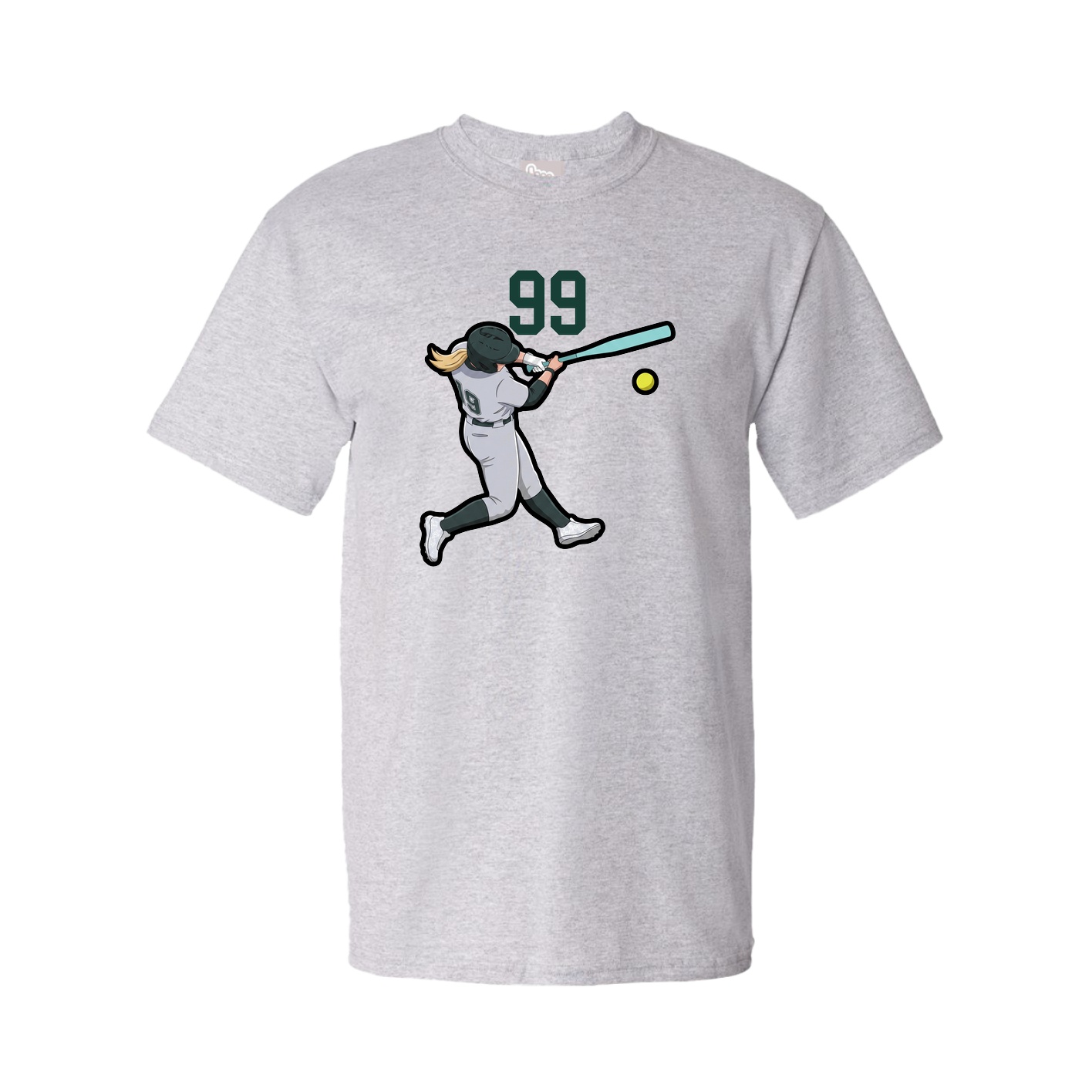 Tee — Number Top in Grey