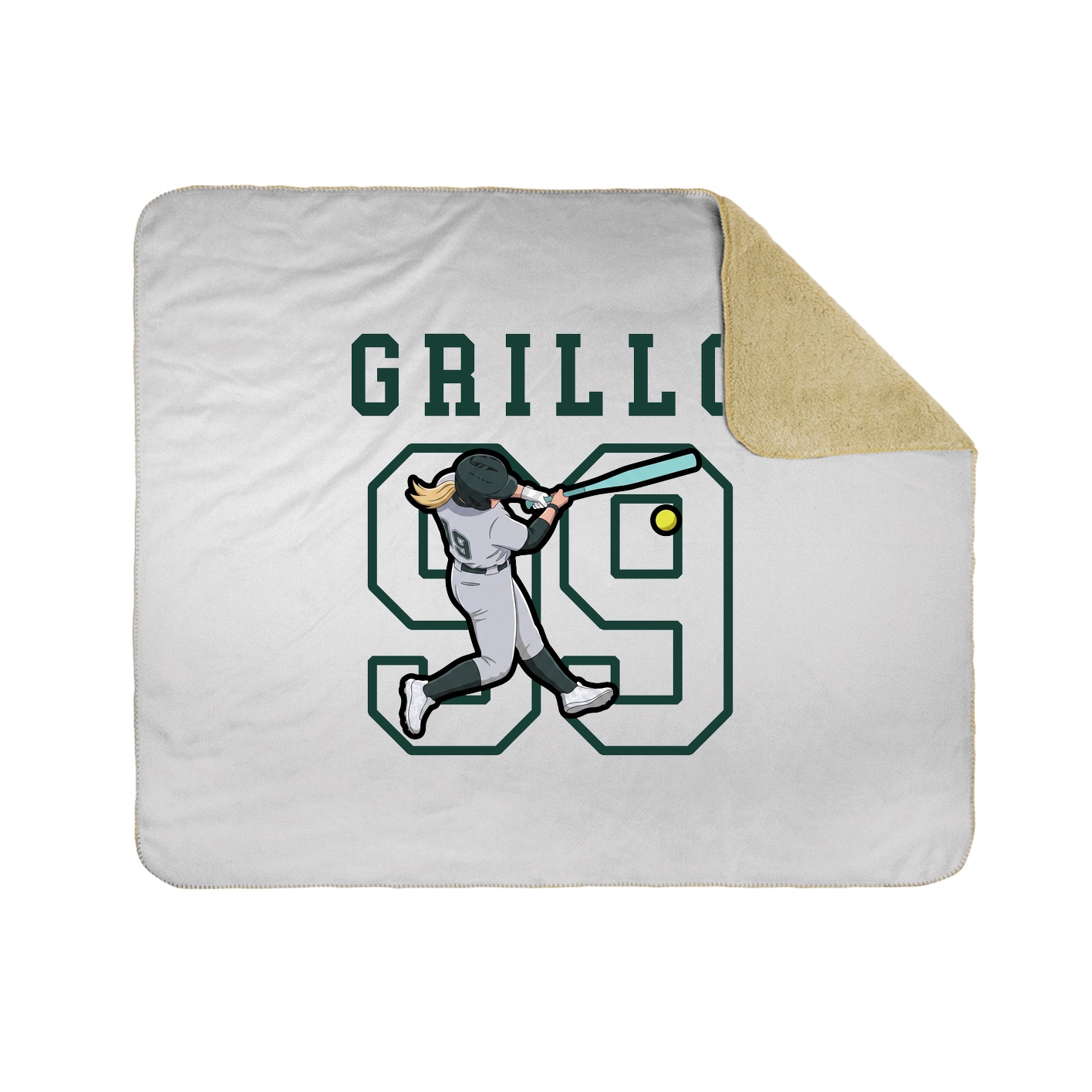 Throw Blanket — Shirsey in White