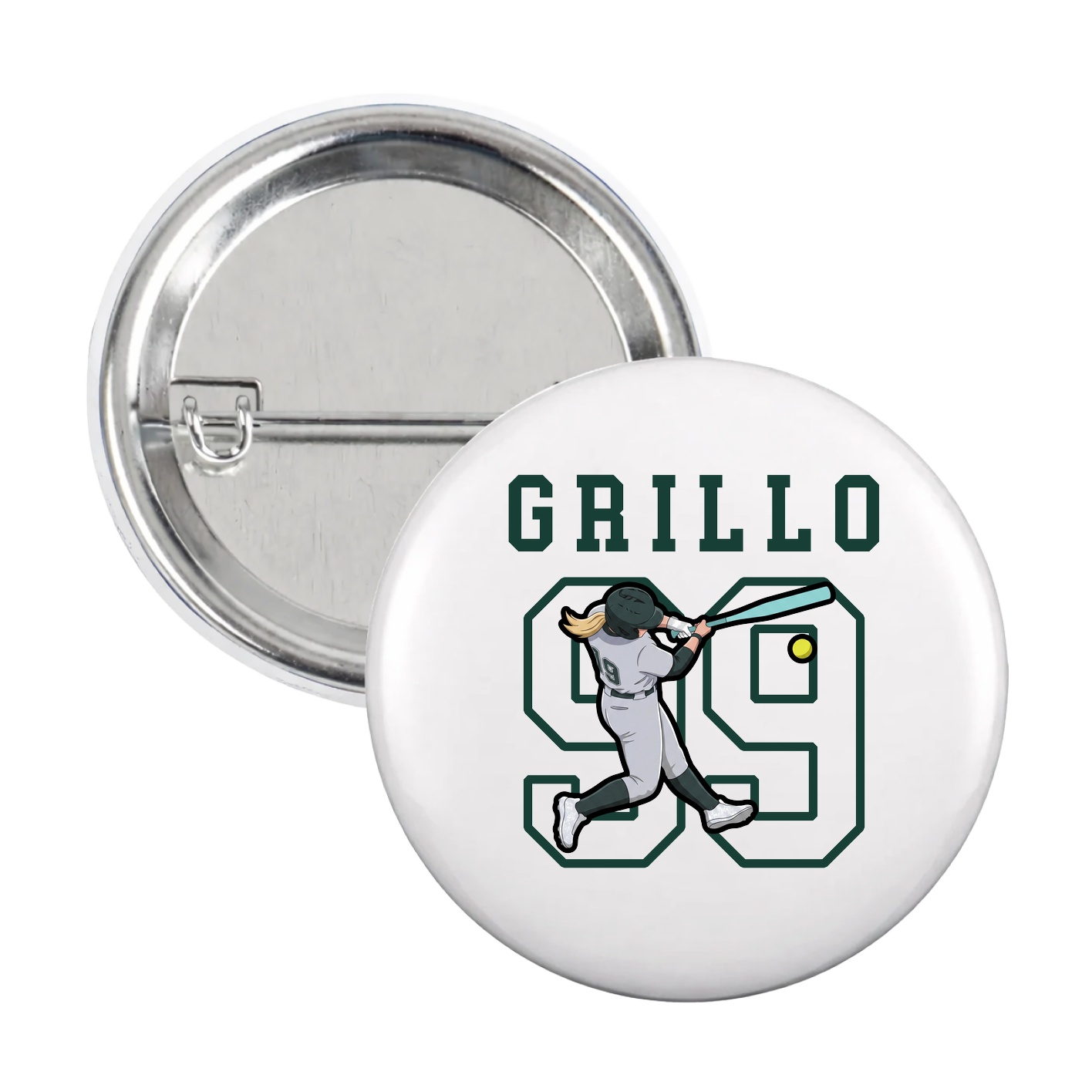 Game Day Button — Shirsey in White